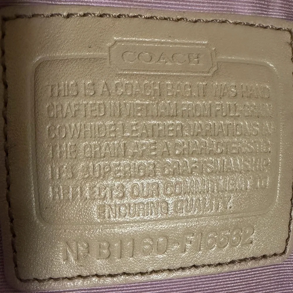 Coach Shimmering Tan Tote Bag - Picture 2 of 9